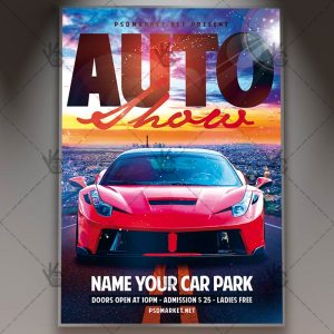 Download Auto Show Flyer - PSD Template