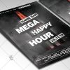 Download Mega Happy Hour Flyer - PSD Template-2