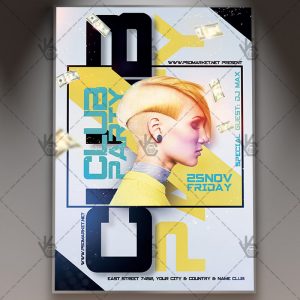 Download Night Club Party Flyer - PSD Template