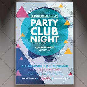 Download Party Club Night Flyer - PSD Template