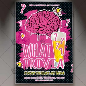 Download Trivia Flyer - PSD Template