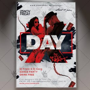 Download X-Day Party Flyer - PSD Template