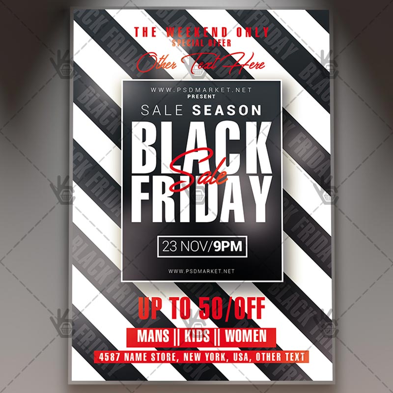 Download Black Friday Flyer Psd Template Psdmarket