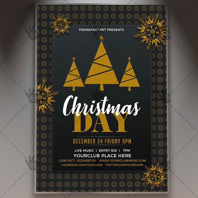 Download Christmas Day Flyer - PSD Template