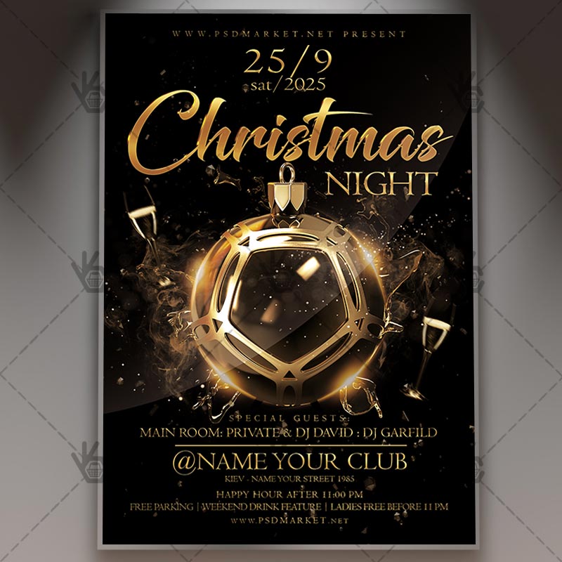 Download Christmas Night Flyer - PSD Template