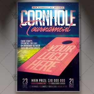 Download Cornhole Tournament Flyer - PSD Template