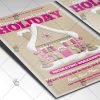 Download Gingerbread House Flyer - PSD Template-2