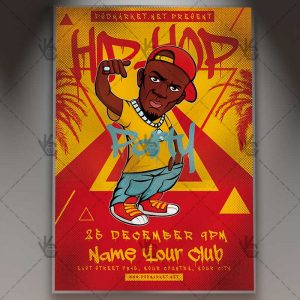Download Hip Hop Flyer - PSD Template