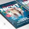 Download Merry Christmas Night Flyer - PSD Template-2