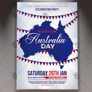 Download Australia Day Eve Flyer - PSD Template