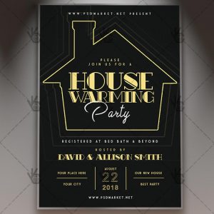 Download House Warming Flyer - PSD Template