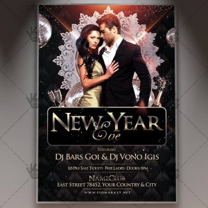 Download New Year Eve Flyer - PSD Template