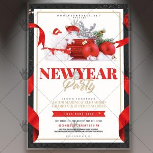 Download New Year Event Flyer - PSD Template