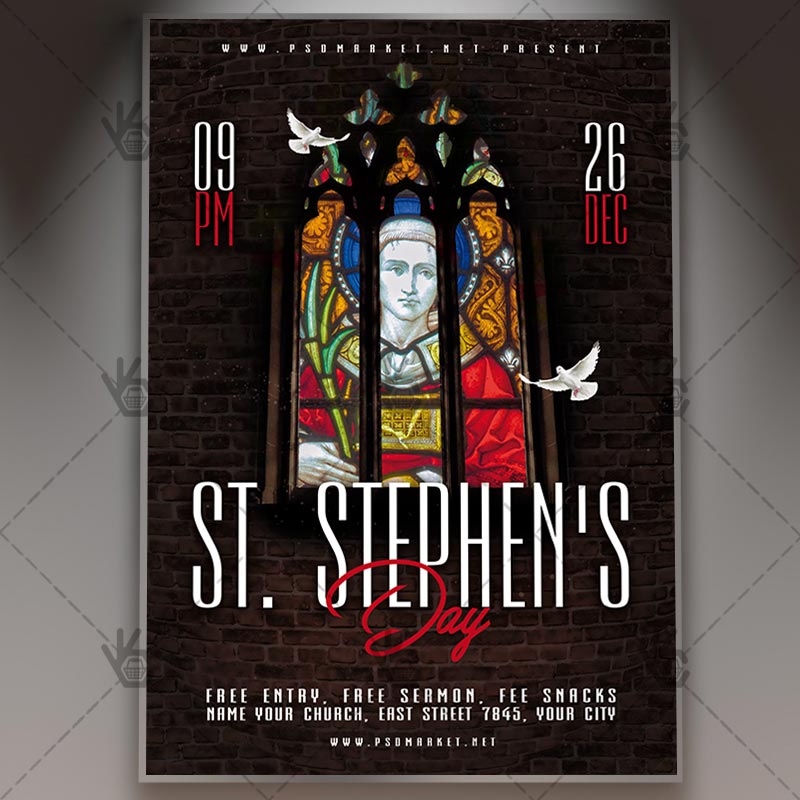Download Saint Stephen's Day Flyer - PSD Template