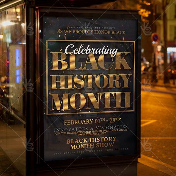 black-history-month-celebrating-flyer-psd-template-psdmarket