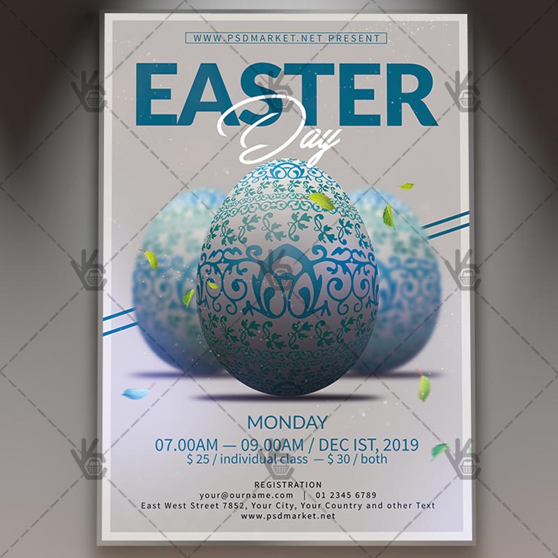easter flyer psd template easter flyer