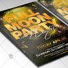 Download Full Moon Party Night Flyer - PSD Template-2