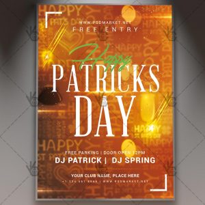 Download Happy St Patricks Day Flyer - PSD Template