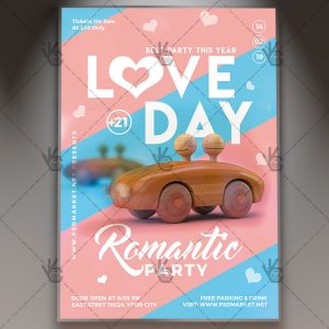Download Love Day Flyer - PSD Template