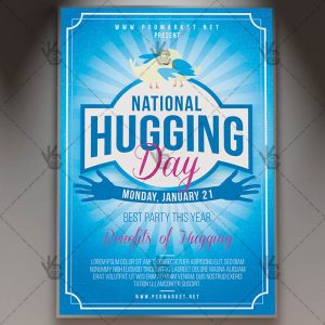Download National Hugging Day Flyer - PSD Template