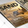 Download Sand Car Racing Flyer - PSD Template-2
