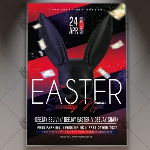 Download Easter Saturday Night Flyer - PSD Template