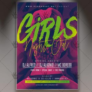 Download Girls Night Out Flyer - PSD Template