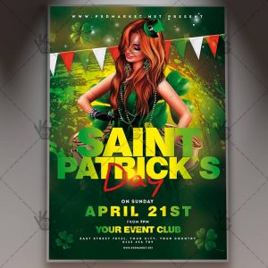 Download Happy Saint Patricks Day Flyer - PSD Template