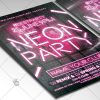 Download Neon Party Flyer - PSD Template-2