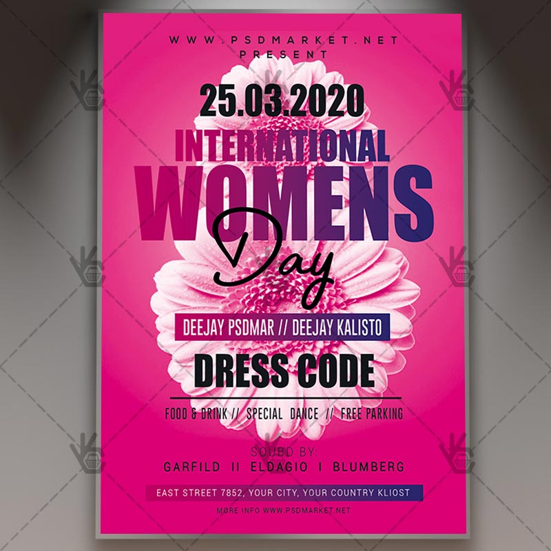 Download Womens Day Flyer - PSD Template