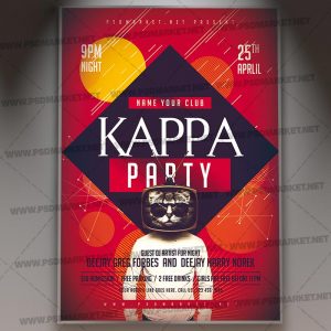 Download Kappa Party Flyer - PSD Template