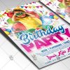 Download Kids Birthday Party Flyer - PSD Template-2