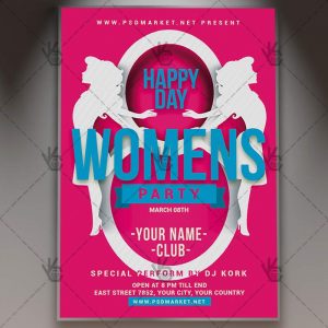 Download Womens Party Flyer - PSD Template