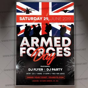 Download Armed Forces Day Flyer - PSD Template