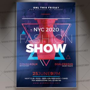 Download Fashion Show Flyer - PSD Template
