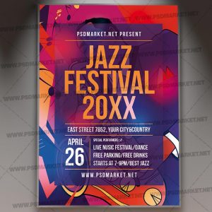 Download Jazz Fest Flyer - PSD Template