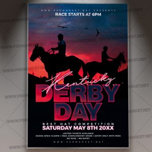 Download Kentucky Derby Flyer - PSD Template-1