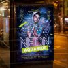 Download Neon Aquarius Flyer - PSD Template-3