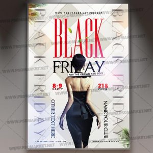 Download Black Friday Party Flyer - PSD Template