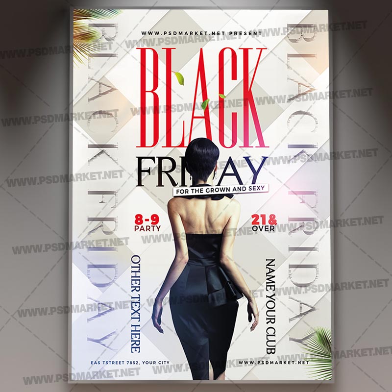 Download Black Friday Party Flyer - PSD Template