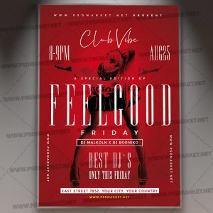 Download Feelgood Friday Flyer - PSD Template