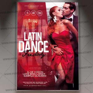 Download Latin Dance Flyer - PSD Template