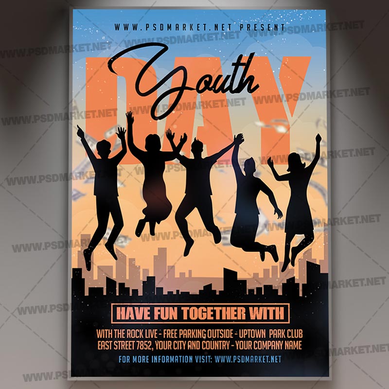 Download Youth Day Event Flyer - PSD Template