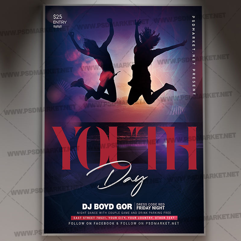 Download Youth Day Flyer - PSD Template