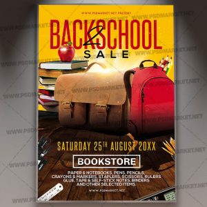 Download Download Back 2 School Sale Flyer - PSD Template