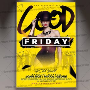 Download Good Friday Flyer - PSD Template