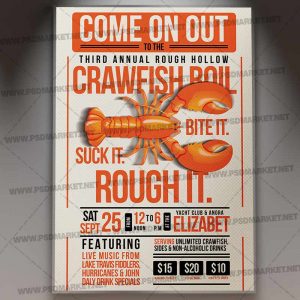 Download Crawfish Fest Flyer - PSD Template