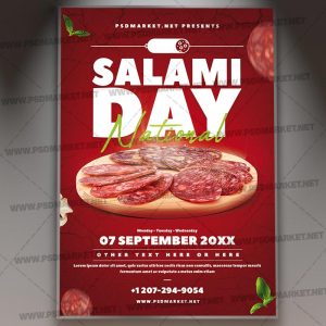 Download Salami Day Flyer - PSD Template