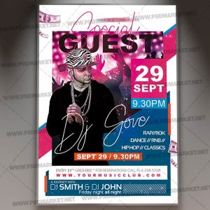 Download Special Guest Night Flyer - PSD Template