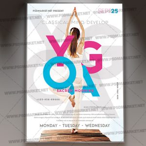 Download Yoga Event Flyer - PSD Template